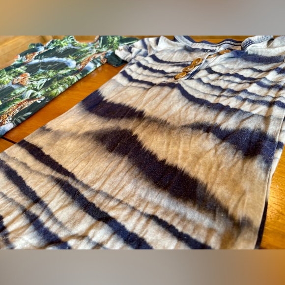 Posh Peanut Watercolor Japanese Romper size 12-18. bamboo Jumper Onesie Outfit - Picture 2 of 5